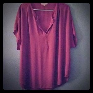 Lightweight mauve blouse